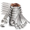 Measuring Cups and Spoons Set Stainless Steel 7 Stackable Measuring