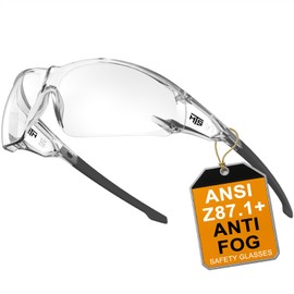 HTS HUNTERSKY S239 Protective Clear small Safety Glasses women youth protecting eyes from wind dust proof bike riding cycling running lab chemistry goggles