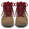 Shoelaces for Columbia Boots Replacement Round Shoe Laces Hiking Strings(Color:Red&Brown,Size:63Inch)