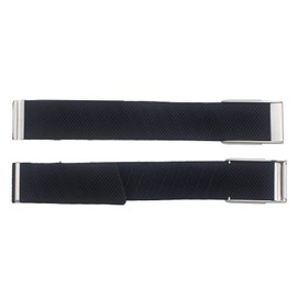 Fitcent Adjustable SuperKnit Wristband Compatible with WHOOP 5.0 WHOOP MG LIFE, SuperKnit Bans with Stainless Steel U Shape for WHOOP LIFE ECG (Black, MG LIFE)