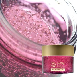 All-in-One Gel for Sensitive Skin, Over 80% of Plant-Derived Ingredients, Additive-Free, Argan Oil, Vitamin E, Vitamin C Derivative, 3 Beauty Ingredients Capsules, 1.8 oz (50 g), Active Free