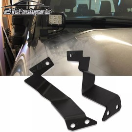 21ST Upper Hood Hinge A-Pillar Fog Light Bracket Kit For Ford F-250 F-350 Super Duty