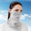 Mesh Face Ear-Loop Mask TW Sunshade Golf White 2ea