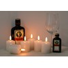 Eldnacele Flameless Flickering Votive Candles with Timer, Realistic Black Wick