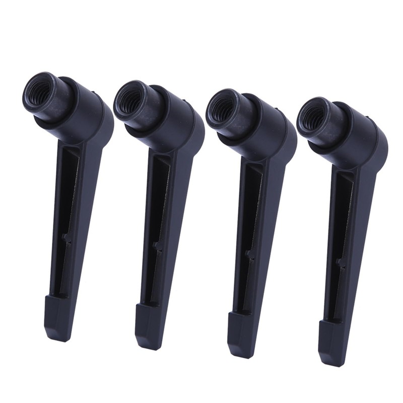 4PCS Adjustable Handle Metal Machine Knobs Adjustable Clamping Lever Stainless