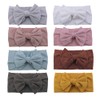 8pcs Baby Headband Soft Stretchy Hairband Hair Bow Elastic for