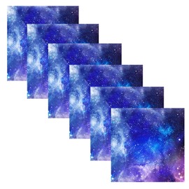 Vinilo autoadhesivo para manualidades con patrón de galaxia, vinilo permanente de 12 x 12 pulgadas, vinilo calcomanía para decoración de manualidades, 6 hojas (mármol galaxia)