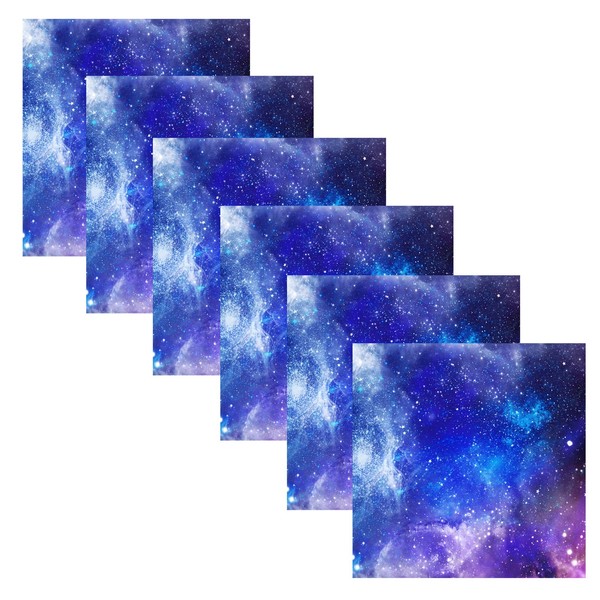 Vinilo autoadhesivo para manualidades con patrón de galaxia, vinilo permanente