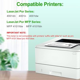 SINOPRINT 148A W1480A Toner Cartridge with New Chip Replacement for HP Laserjet Pro 4001dn 4001dw 4001n MEP 4101dw 4101fdn Printers W1480A(1 Pack Black)