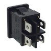 Built-in Rocker Switch Black 19 x 13 mm, Device Switch