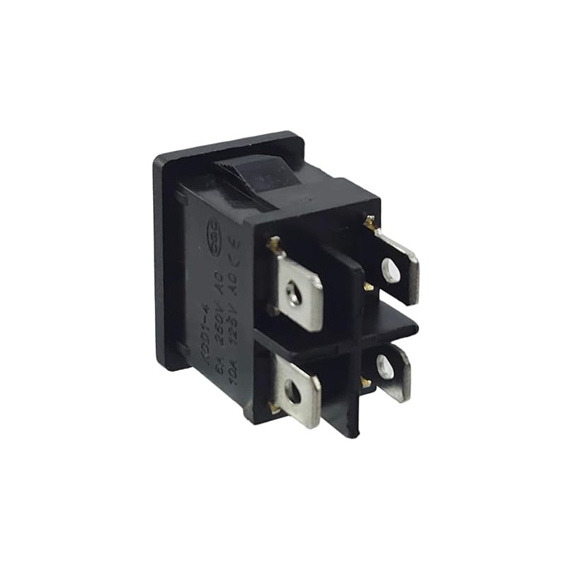 Built-in Rocker Switch Black 19 x 13 mm, Device Switch