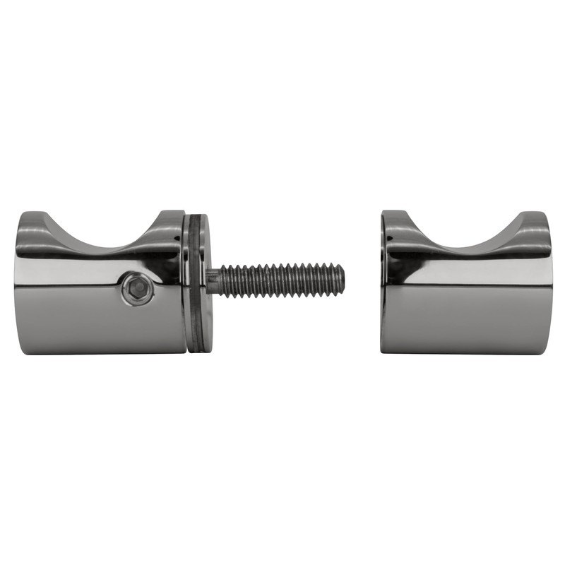 C.R. LAURENCE SDK140CH CRL Chrome Back-to-Back E-Z Grip Style Knobs