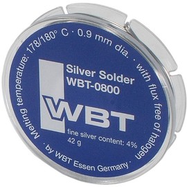 WBT 0800 Silver Solder 4% Silver Content 1/8 lb.