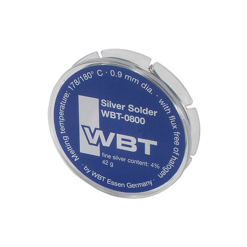 WBT 0800 Silver Solder 4% Silver Content 1/8 lb.