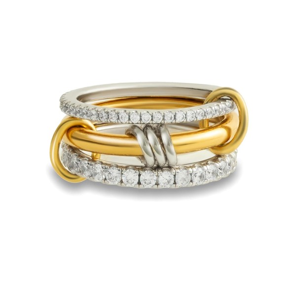 Gold Stackable Rings for Women Non Tarnish Dainty 14K Gold