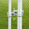 Wmebee 4-1/2" Chain Link Fence 180 Degree Commercial Duty Gate
