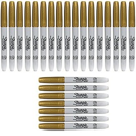 Sharpie Metallic Gold Fine Point Permanent Marker 24 Markers Per Order (1823889)
