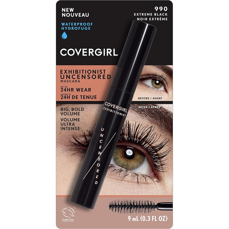 COVERGIRL CG Exhibitionist Mascara Mascara Regular Extreme Black Wp 990