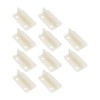 SING F LTD 10pcs Plastic Door Floor Guide Wooden Sliding
