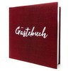 myZirbe Gästebuch 20x20cm burgunder rot