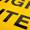 Caledonia Signs 56524 Highway Maintenance Reflective Magnetic Sign, 800 mm