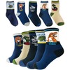 Tiny Captain Boy Dinosaur Socks - 4 Year Old Boys