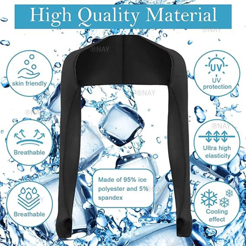 LEONY Manga Del Brazo Del Mantón Con Protección Uv P/ciclismo