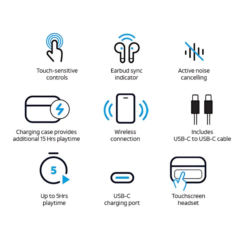 AT&T Essentials 50W Bluetooth Speaker – Handsfree Portable Wireless Speaker