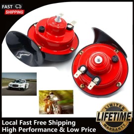 Gearzaar 12V Car Horn 300DB Super Loud Train Horn Waterproof For Cars Motorcycle Trucks