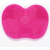 Limpiador de brochas de maquillaje de silicona, almohadilla de limpieza