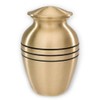 Beautiful Life Urns Dignity Gold Extra Small Cremation Urn