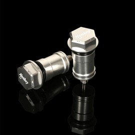 CNC 3D Hex Seat Bolts Seat Screws Frame Cap Compatible with Monkey 125 2018-2023 (Silver)