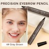 XINGXYUEL 3PCS Gray Brown Microblading Eyebrow Pen Waterproof Eyebrow Pencil