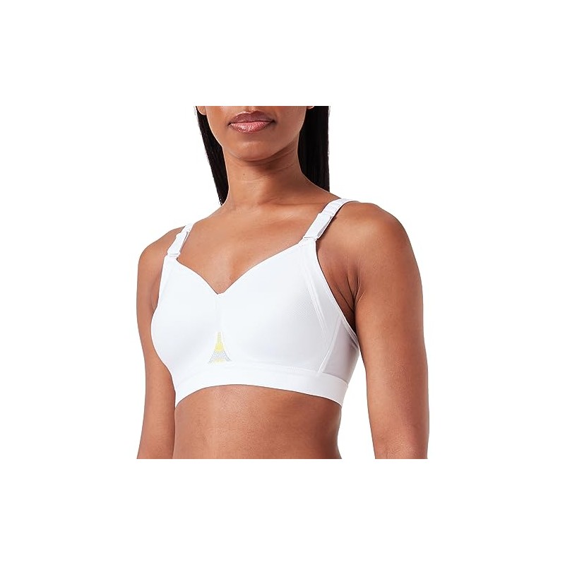 Triumph Women's Triaction Gravity Lite N Ex Sports Bra, White,