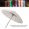 Large Umbrella Automatic Open 16 Ribs Waterproof with Cover Long