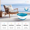 Collapsible Foot Spa Bath with Heat, Remote Control, Temperature Control,