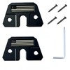 Sun Visor Repair Kit Visor Mounting Clips Aluminum Black Sun
