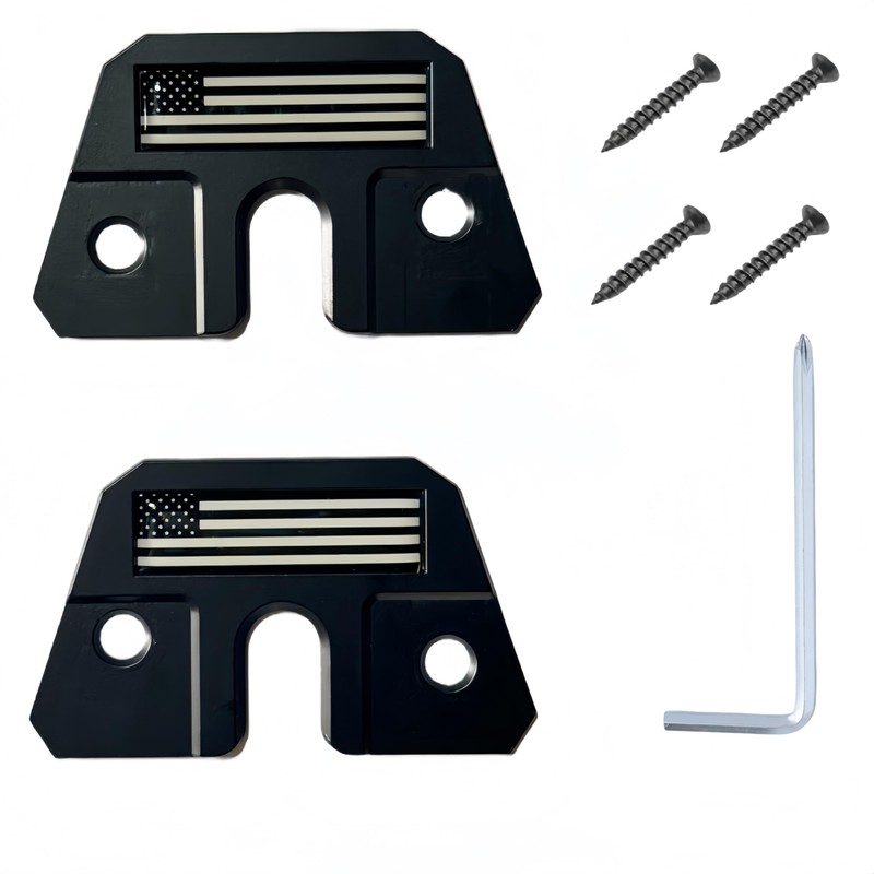 Sun Visor Repair Kit Visor Mounting Clips Aluminum Black Sun