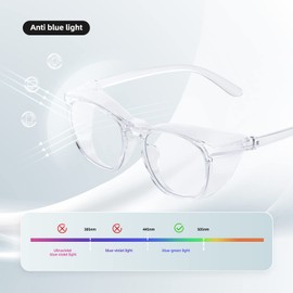 JING LEI Anti Fog Safety Glasses Clear Eye Eyewear Blue Light Blocking Anti Dust UV400 Protection Goggles for Women
