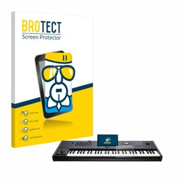 BROTECT Protective Glass for Korg Pa5X Protective Film Tempered Glass [Extremely Scratch-Resistant 9H, Anti-Fingerprint, Ultra Transparent]