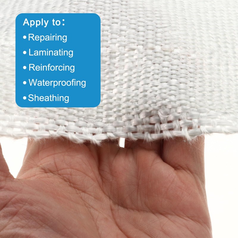 MECCANIXITY Fiberglass Cloth 30 Oz/1000g 2m(2.2 Yards) x1mx1.5mm C Glass