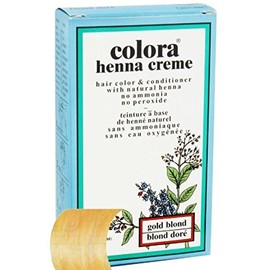 Colora Henna Creme Hair Color Gold Blond, 2 oz (Pack of 12)