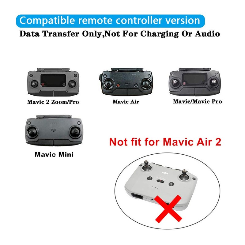 Hanatora 3.66 Inch Micro AB to iOS Remote Controller Cable