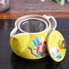 Japanese Tea Pot, Stylish Tableware, Kutani Pot, Yoshidaya Camellia and