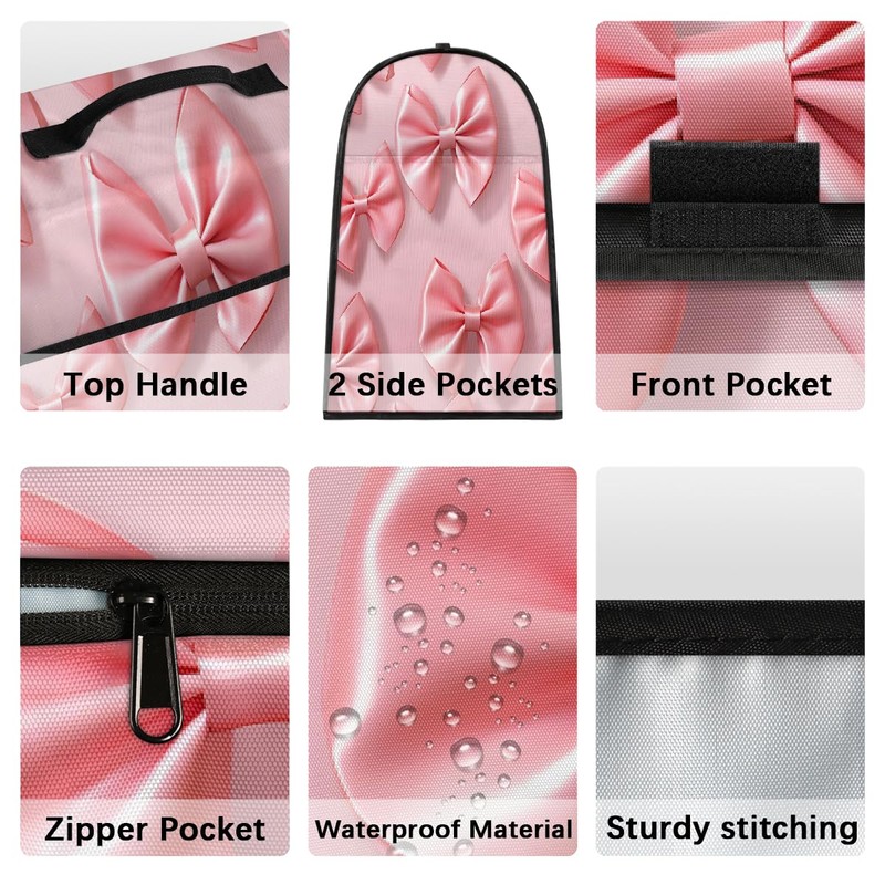 YPPAHHHH Pink Bow Pattern Kitchen Aid Stand Mixer Cover, Waterproof,