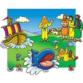 Little Folk Visuals Beginners Bible: Jonah Felt Learning Toy Set, Precut Felt Board Figures for Kids and Toddlers, 11 Piece Set