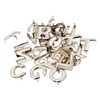 zalati 26Pcs Metal Rivets Claw Studs DIY English Letter for