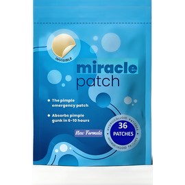 Miracle Patch | New Formula More Efficient | Pimple & Acne Patches | Invisible Miracle Spot Cover | Hydrocolloid Acne Dressing Cover Anti Acne Dots Cruelty Free Vegan | Stickers (Invisible 36 Patches)