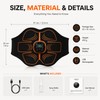 Abdominal Toning Belt for Home Fitness – USB Rechargeable Ab