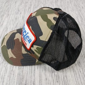 Snap-Back Rural Cloth Men's America We Grow Beer Adjustable SnapBack Trucker Cap Camo